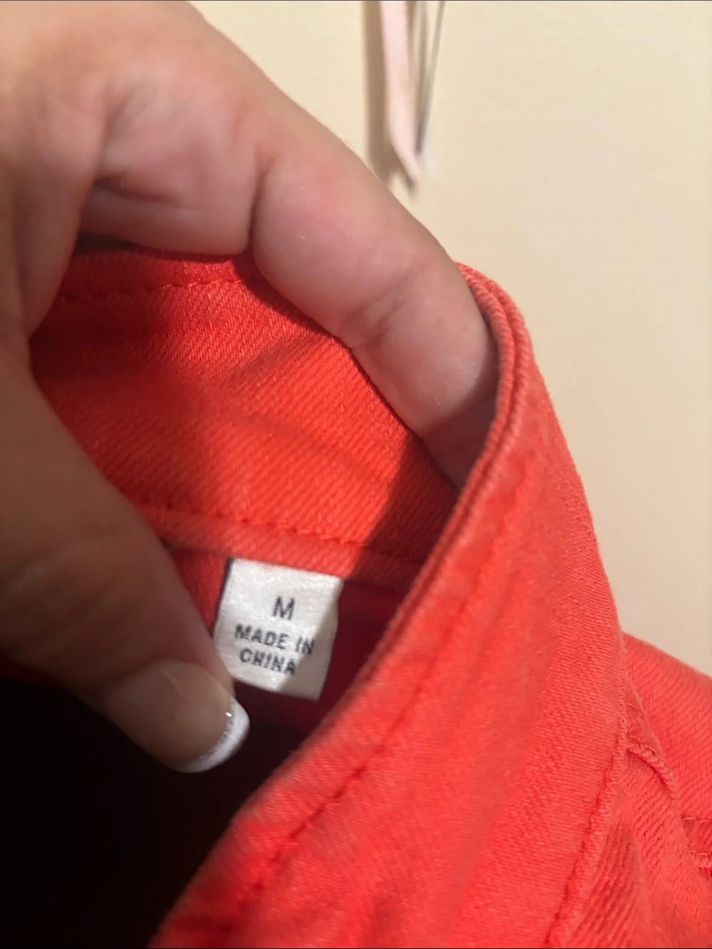 Liz Claiborne Coral-Red Utility Jacket